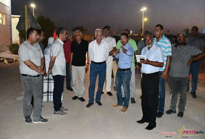 محافظ جنوب سيناء يتابع أعمال إنشاء خزان التكديس الجنوبي بشرم الشيخ