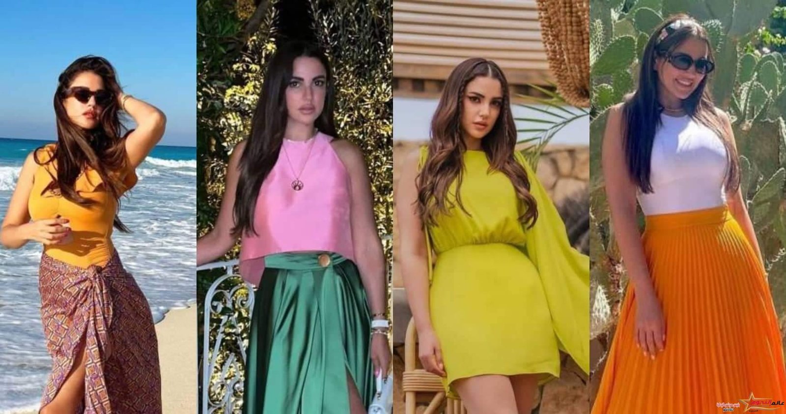 درة زروق تتألق بأحدث الإطلالات الصيفية