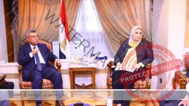 القباج تستقبل وزير البترول الأسبق ورئيس جمعية محبى مصر السلام