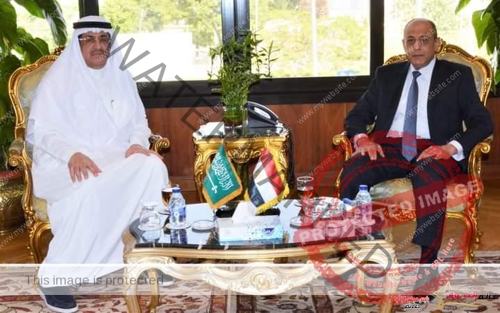 وزير الطيران يستقبل الدكتور عصام بن سعيد وزير الدولة عضو مجلس الوزراء السعودي