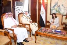جندي تستقبل السفير السعودي لدى مصر لبحث سبل تعزيز التعاون المشترك