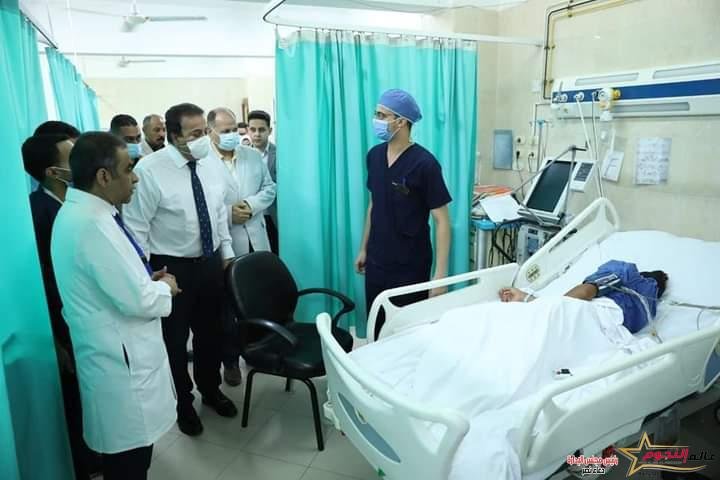 وزير الصحة يتفقد مستشفى الإيمان العام ويوجه بتجديد الأسرة وسرعة توريد 100 سرير بمختلف الأقسام بأسيوط