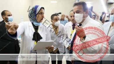 وزير الصحة يتفقد مستشفى أبو تيج النموذجي.. 