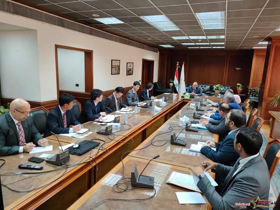 سويلم يلتقى السفير اليابانى بالقاهرة وممثلي الجايكا والوفد الياباني المرافق لبحث تعزيز التعاون المشترك بين البلدين
