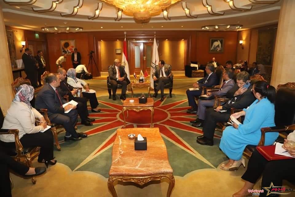 شحاتة يلتقى مع نظيره المغربي للتنسيق والتعاون في ملفات التدريب والتشغيل وتبادل الخبرات في "تشريعات العمل"