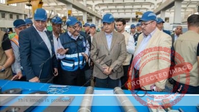 وزير الدولة للإنتاج الحربي يتفقد حلوان لمحركات الديزل