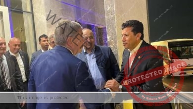 وزير الرياضة يُودع رئيس اللجنة الأولمبية الدولية بعد زياراته الرسمية لمصر 