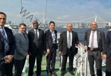 وزير النقل يزور ميناء طوكيو البحري لتفقد قطاعات الميناء المختلفة