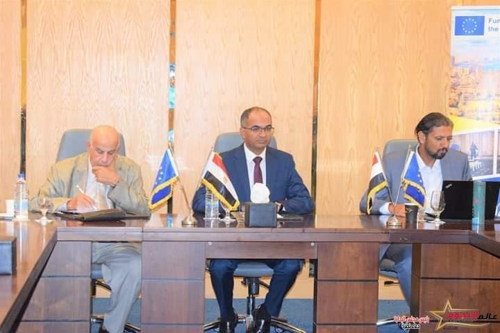 إسماعيل يبحث سبل التعاون مع الاتحاد الأوروبي بخصوص الخطة الاستراتيجية للتحلية