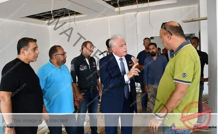 فودة يتابع معدلات ونسب التنفيذ بمجلس مدينة شرم الشيخ الجديد والحديقة المركزية