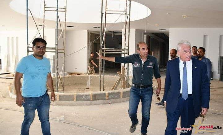 فودة يتابع معدلات ونسب التنفيذ بمجلس مدينة شرم الشيخ الجديد والحديقة المركزية