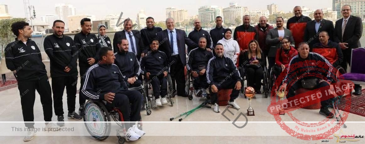 ايمان كريم تحضر نهائي بطولة كأس العالم الأولى لكرة اليد للكراسي المتحركة بين مصر والبرازيل