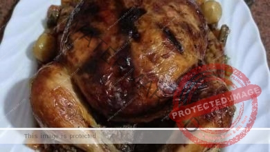 الدجاج المشوي بالخضار في الكيس الحراري ... مقدم من الشيف: نرمين عبد السلام 