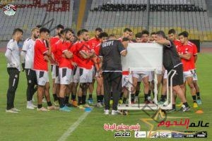 منتخب مصر يواصل تدريباته باستاد برج العرب