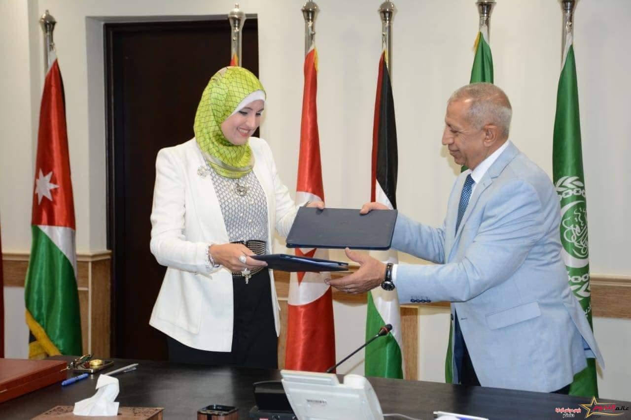 توقيع برتوكول تعاون بين الأكاديمية العربية للعلوم ومعهد بحوث الإلكترونيات 