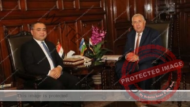 القصير يبحث مع وزير التنمية والابتكار رئيس مجلس القطن الأوزبكستاني آفاق التعاون المشترك بين البلدين 