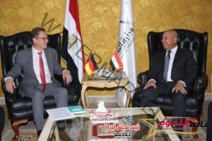 وزير النقل يستقبل السفير الألماني بالقاهرة لبحث الموقف التنفيذي للمشروعات المشتركة الجاري تنفيذها