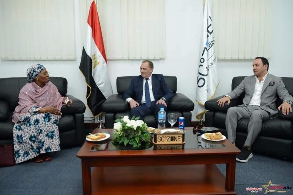 اقتصادية قناة السويس تستقبل وفد رجال الأعمال المصريين الأفارقة ومسئولين نيجيريين لبحث الفرص الاستثمارية