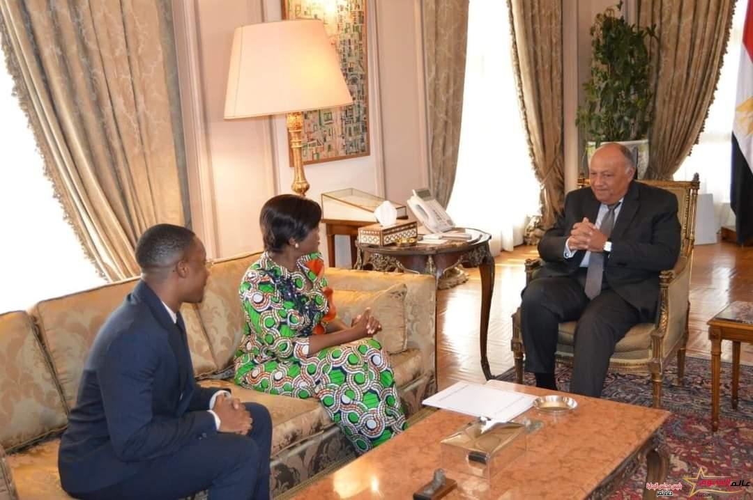 شكري يستقبل وزيرة البيئة والتنمية المستدامة لجمهورية الكونغو برازافيل