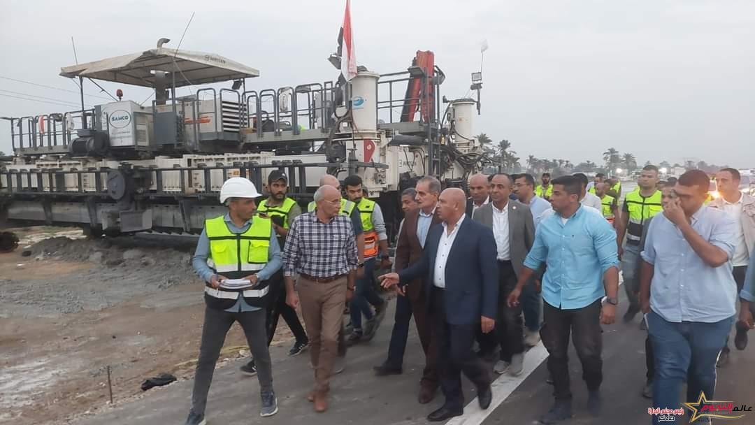 وزير النقل يتابع أعمال تطوير الطريق الدولي الساحلي في المسافة من دمياط حتى المنصورة الجديدة
