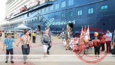 الهيئة العامة لميناء الأسكندرية تستقبل أكثر من 2200 سائح على متن السفينة السياحية MEIN SCHIFF.6