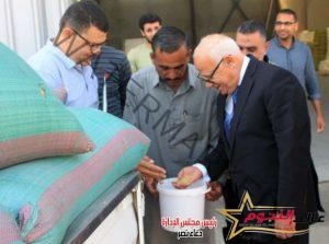 محافظ بورسعيد يتفقد مضرب الأرز بجنوب بورسعيد