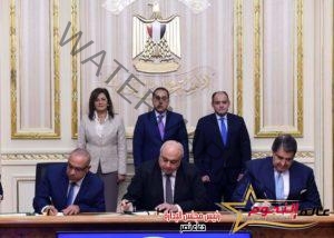 رئيس الوزراء يشهد مراسم توقيع بروتوكول تعاون بشأن إنشاء وإدارة وتشغيل "منصة مصر الصناعية الرقمية"