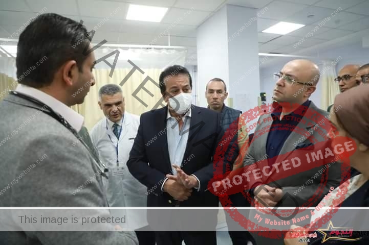 عبدالغفار يتفقد مستشفى إهناسيا التخصصي ومشروع تطوير مستشفى بني سويف المركزي