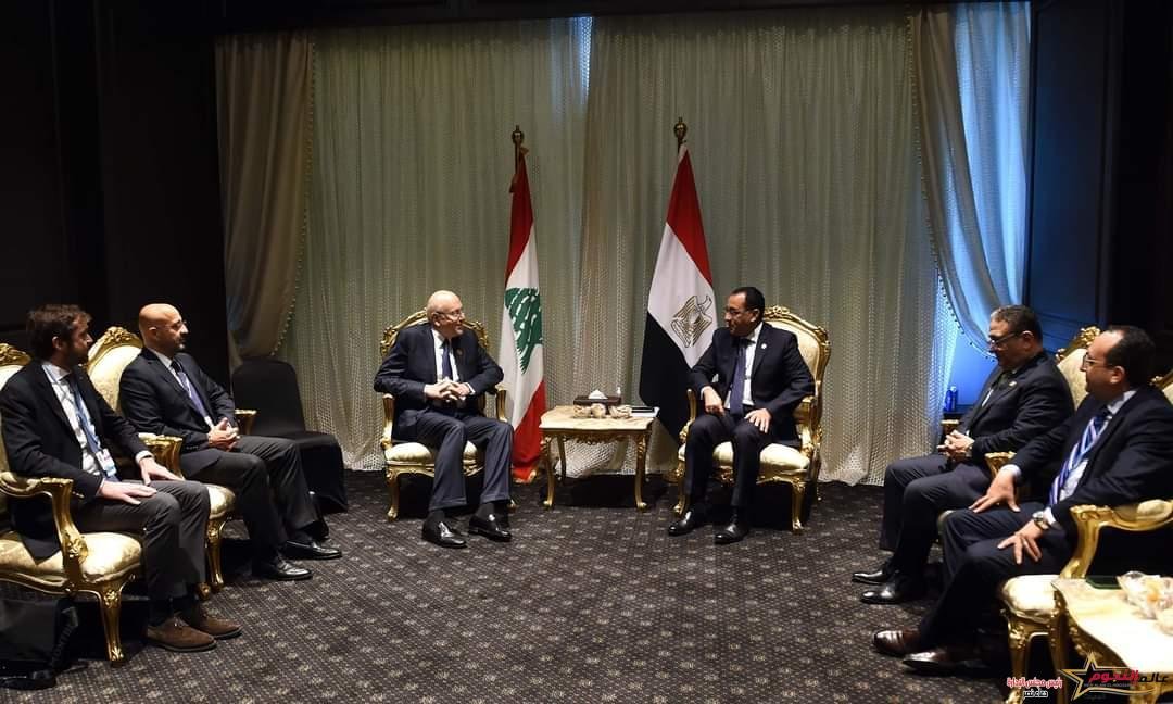 رئيس الوزراء يلتقي نظيره اللبنانى على هامش فعاليات اليوم الثاني لقمة المناخ COP27 1 رئيس الوزراء يلتقي نظيره اللبنانى على هامش فعاليات اليوم الثاني لقمة المناخ COP27