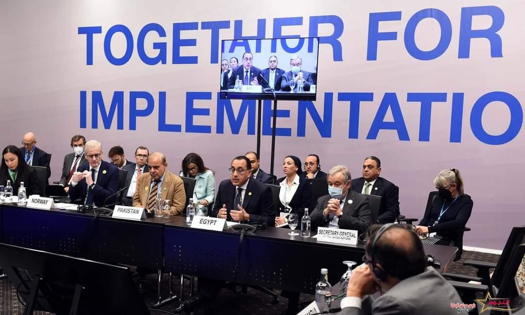 رئيس الوزراء يشارك فى اجتماع المائدة المستديرة لتغير المناخ واستدامة المجتمعات الهشة