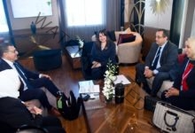وزيرة الهجرة تستقبل اثنين من المستثمرين المصريين بالخارج على هامش فعاليات قمة المناخ بشرم الشيخ