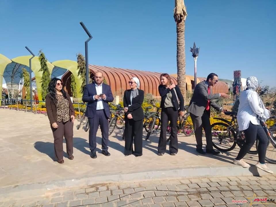 وزيرة البيئة تسلم الفائزين بمسابقة وزارة البيئة "صحتنا من صحة كوكبنا" دراجات هوائية بالمنطقة الخضراء 1 وزيرة البيئة تسلم الفائزين بمسابقة وزارة البيئة "صحتنا من صحة كوكبنا" دراجات هوائية بالمنطقة الخضراء