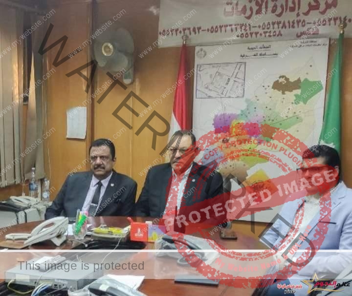 غراب يُطمئن أمين عام مجلس الوزراء على استقرار الأوضاع داخل محافظة الشرقية