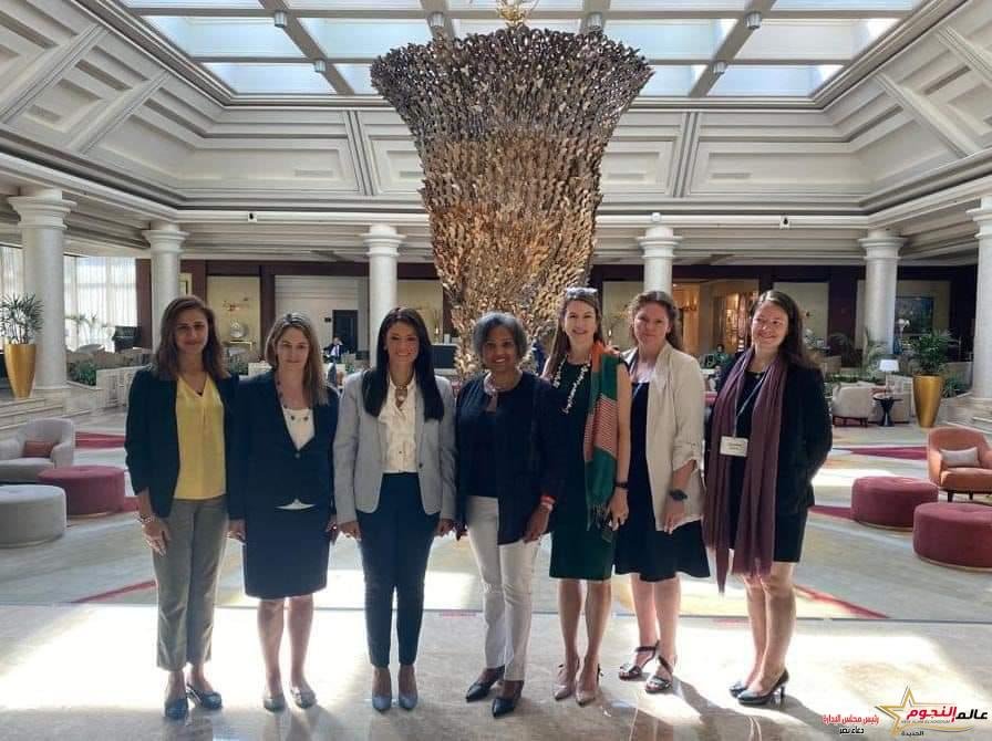 د. رانيا المشاط تلتقي بوفد وزارة الخزانة الأمريكية ضمن فعاليات مؤتمر المناخ COP27 بشرم الشيخ