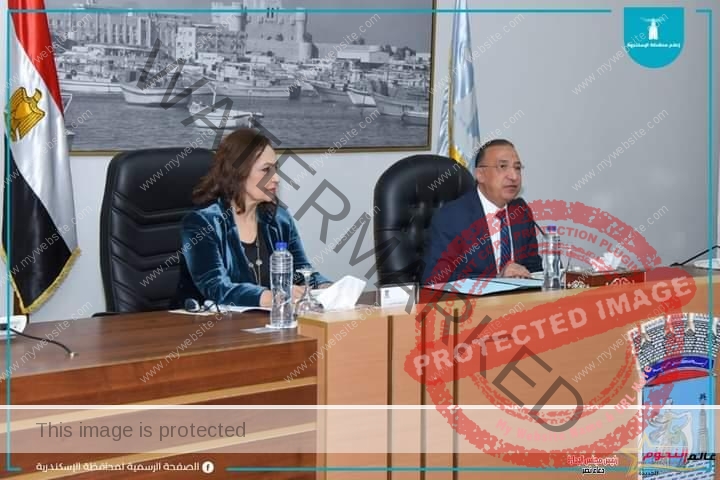 محافظ الإسكندرية يلتقي رئيس اللجنة الوطنية التنسيقية لمكافحة الهجرة غير الشرعية