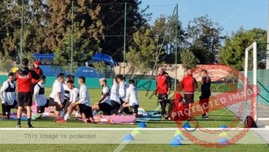 المنتخب الأولمبي يختتم تدريباته استعدادًا لودية المغرب الثانية