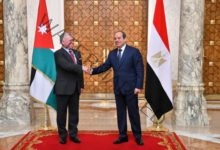 السيسي يستقبل الملك عبد الله الثاني بن الحسين بقصر الأتحادية