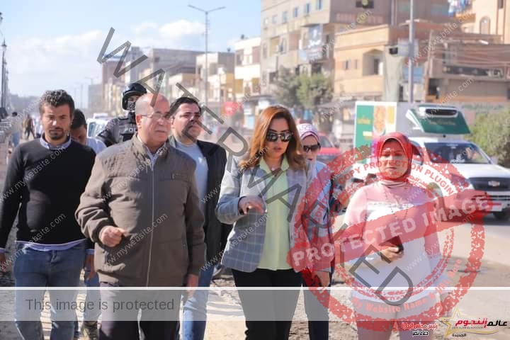 محافظ دمياط تتابع الأعمال النهائية بمشروع إنشاء كوبرى بمدخل مدينة كفر البطيخ