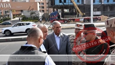 مسئولو " الإسكان " يتفقدون أعمال تطوير المحاور والطرق الرئيسية بمدينة القاهرة الجديدة