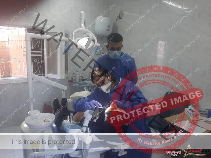 محافظ الفيوم يتفقد أعمال قافلة كلية طب أسنان القصر العينى بقرية الشواشنة