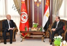 السيسي يلتقي الرئيس التونسي "قيس سعيد" بالعاصمة الرياض