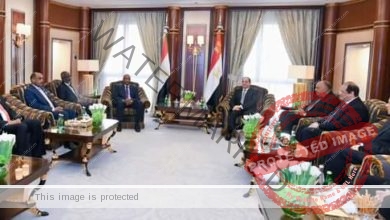 السيسي ألتقى صباح اليوم برئيس مجلس السيادة الانتقالي السوداني بالعاصمة الرياض