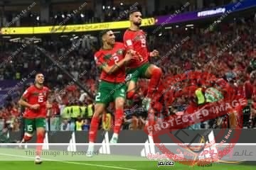 صبحى يهنىء نظيره المغربى بإنجاز منتخب المغرب بالوصول إلى المربع الذهبي لكأس العالم