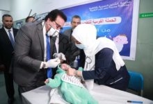 وزير الصحة يطلق الحملة القومية للتطعيم ضد مرض شلل الأطفال