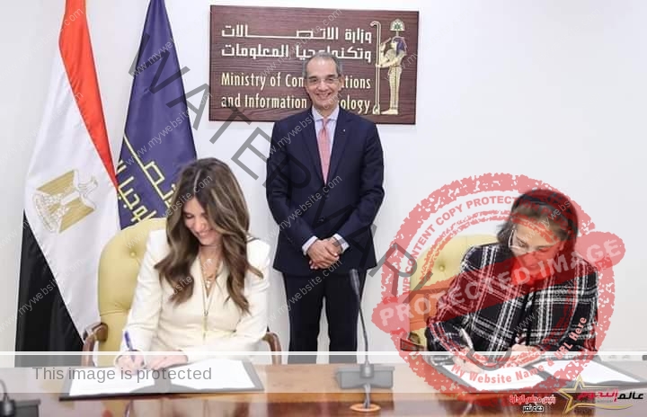 طلعت يشهد توقيع اتفاقية تعاون بين جامعة مصر للمعلوماتية و"مايكروسوفت" 