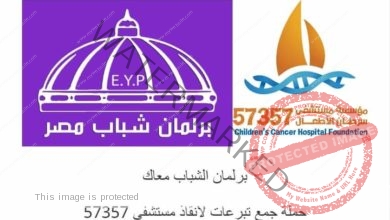 برلمان شباب مصر بوزارة الشباب يدشن حملة لدعم مرضى السرطان