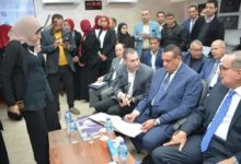 وزير التنمية المحلية ومحافظ كفر الشيخ يتفقدان مركز الجيومكانية بمقر المحافظة