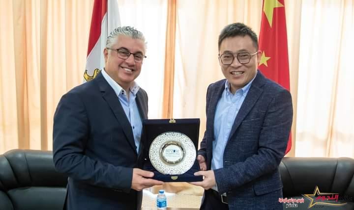 جمال الدين يتفقد بعض المشروعات التابعة لشركة تيدا-مصر بالمنطقة الصناعية بالسخنة