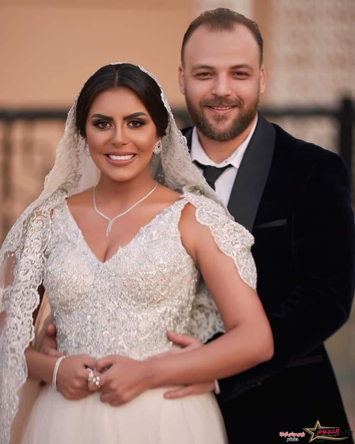 هاجر الشرنوبي من حفل زفافها على أحمد الجابري