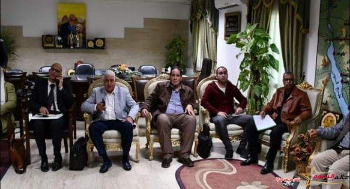 شاكر يستقبل سفير ايطاليا بالقاهرة والمستشار الاقتصادي بالسفارة